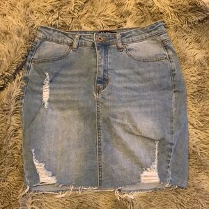 Jean skirt